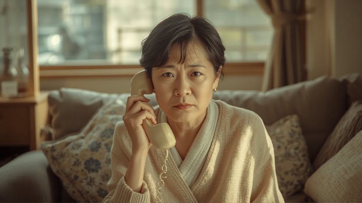 電話をかけようか迷っている時間